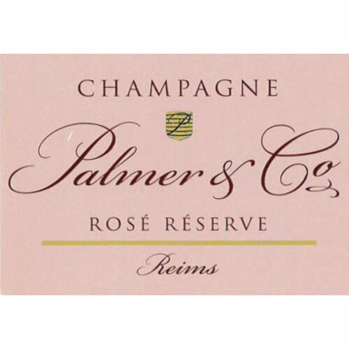 Palmer & Co. Brut Rose Reserve France Sparkling Wine Perspective: back