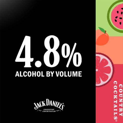 Jack Daniel's Country Cocktails Southern Peach Single Can Perspective: back