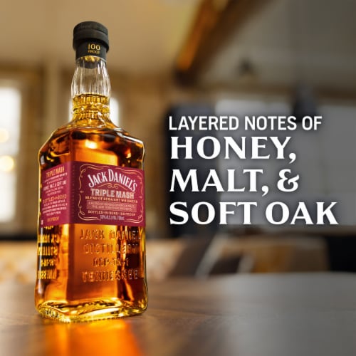 Jack Daniel’s Triple Mash Blend of Straight Whiskeys Perspective: back