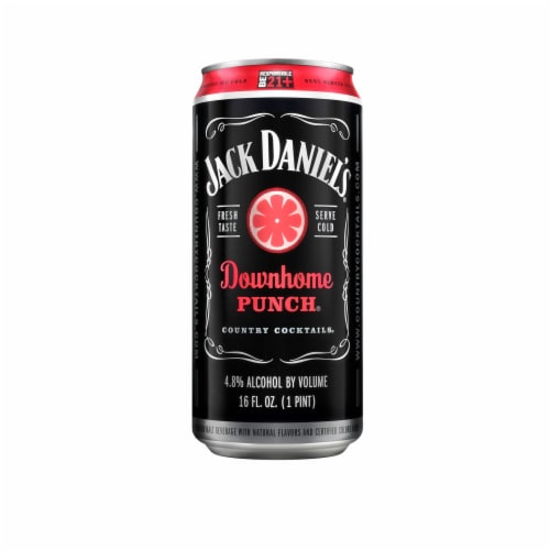 Jack Daniel's Country Cocktails Downhome Punch Single Can Perspective: back