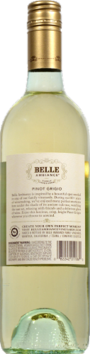 Belle Ambiance Pinot Grigio Perspective: back