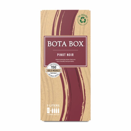 Bota Box Pinot Noir Red Wine Perspective: back