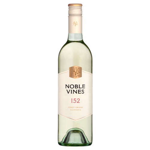 Noble Vines 152 Monterey County California Pinot Grigio White Wine Perspective: back