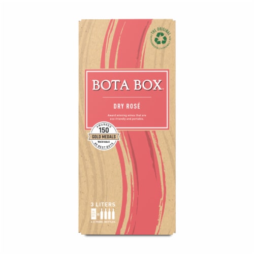 Bota Box Dry Rose Wine Perspective: back