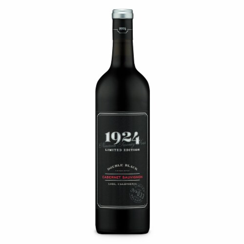 1924 Double Black Cabernet Sauvignon California Red Wine Perspective: back