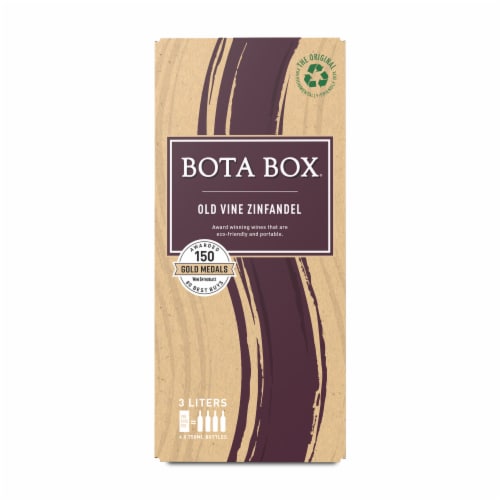 Bota Box Old Vine Zinfandel Red Wine Perspective: back