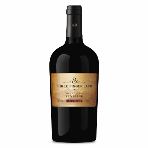 Three Finger Jack Rum Barrel Aged California Red Blend Wine Perspective: back
