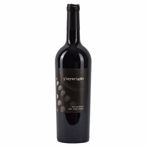 Playwright California Red Blend Wine Perspective: back