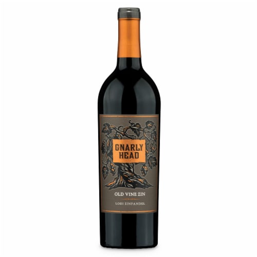 Gnarly Head Lodi California Old Vine Zinfandel Red Wine Perspective: back