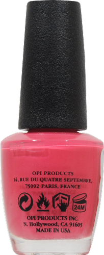 OPI Strawberry Margarita Nail Lacquer Perspective: back