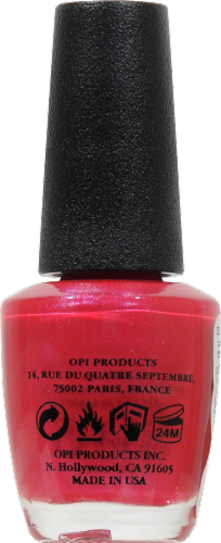 OPI California Raspberry Nail Lacquer Perspective: back