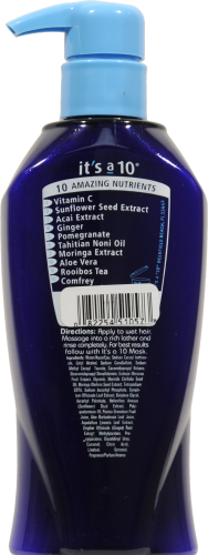 It's a 10 Miracle Shampoo Perspective: back