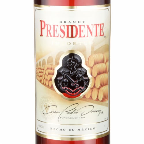 Presidente Grape Brandy Perspective: back