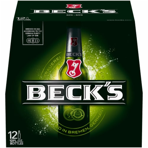 Beck's Pilsner Beer Perspective: back