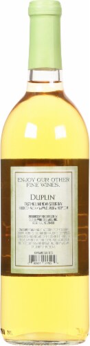 Duplin Sweet White Naughty & Nice North Carolina White Wine Perspective: back