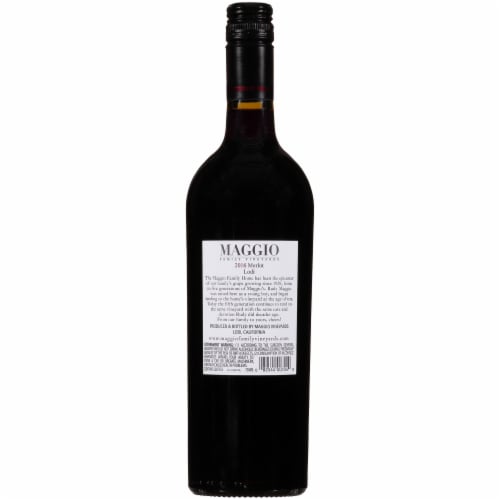 Maggio Family Vineyards Merlot Perspective: back