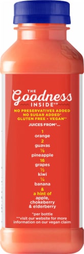 Naked® Juice Guava No Sugar Added Fruit Smoothie Drink Perspective: back