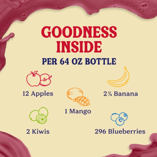Naked® Rainbow Machine Juice Blend Perspective: back