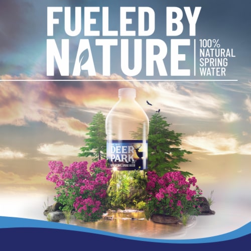 Deer Park 100% Natural Spring Water Jug Perspective: back