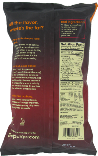 popchips Barbecue Potato Chips Perspective: back