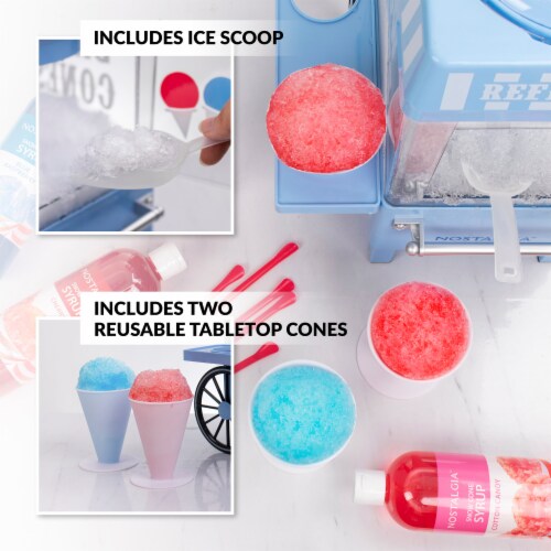 Nostalgia Vintage Snow Cone Maker Perspective: back