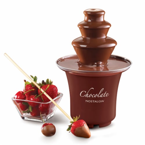 Nostalgia 3-Tier Chocolate Fondue Fountain Perspective: back
