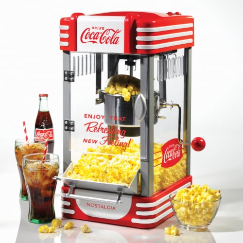 Nostalgia Coca-Cola Kettle Popcorn Maker Perspective: back