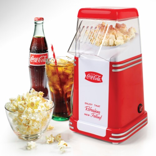 Nostalgia Coca-Cola Series Mini Hot Air Popcorn Maker Perspective: back