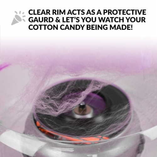 Nostalgia Retro Hard & Sugar-Free Candy Cotton Candy Maker Perspective: back
