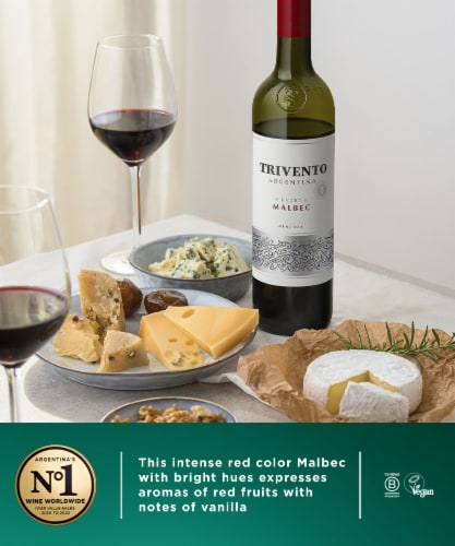 Trivento Reserve Malbec Argentina Red Wine Perspective: back