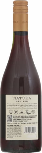 Emiliana Natura Pinot Noir Red Wine Perspective: back