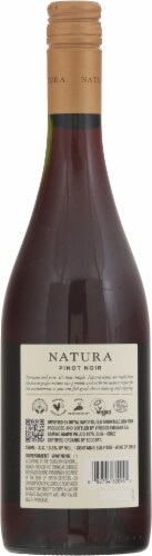 Emiliana Natura Pinot Noir Red Wine Perspective: back