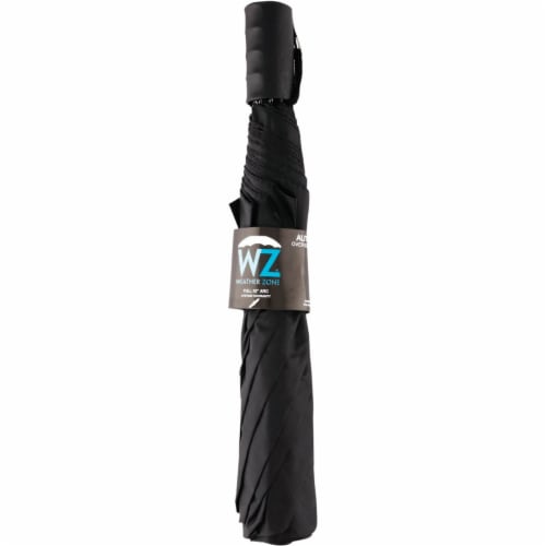 Weather Zone Chaby International Umbrella Auto Folding - Black Perspective: back