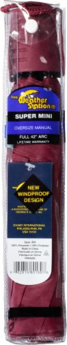 The Weather Station® Super Mini Oversize Umbrella - Royal Perspective: back