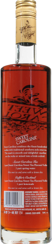 Sweet Carolina Sweet Tea Vodka Perspective: back