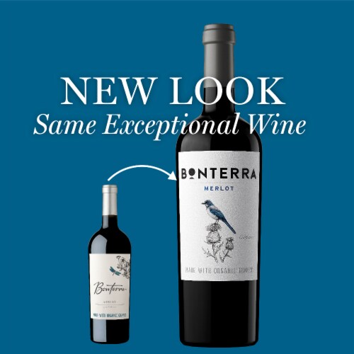 Bonterra® Merlot Red Wine Perspective: back