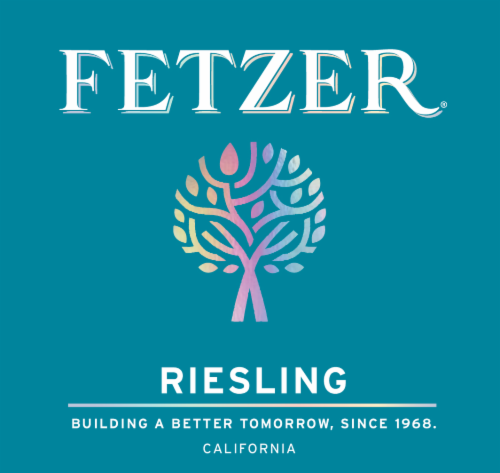 Fetzer® Riesling White Wine 750ml Perspective: back