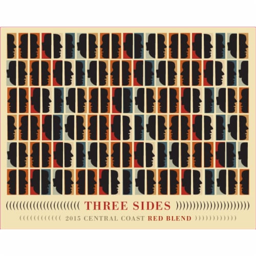 Three Sides Red Blend California Perspective: back