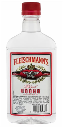 Fleischmann's Royal Vodka Perspective: back