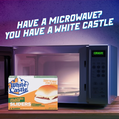 White Castle Jalapeno Cheese Sliders Perspective: back