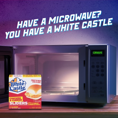 White Castle Chicken & Cheese Sliders Perspective: back