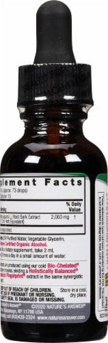 Nature's Answer® Lowest Alcohol Barberry Root Extract Herbal Supplement 2000mg Perspective: back