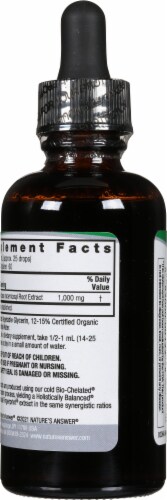 Nature's Answer® Black Cohosh Extract Herbal Supplement 100mg Perspective: back