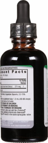Nature's Answer® Low Alcohol Chickweed Extract Herbal Supplement 2000mg Perspective: back