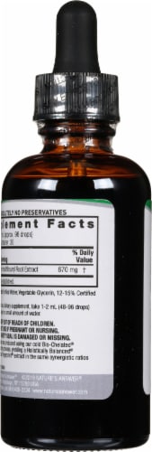 Nature's Answer® Low Alcohol Fo-Ti Extract Herbal Supplement 2000mg Perspective: back