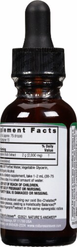 Nature's Answer® Low Alcohol Garlic Extract Herbal Supplement 2000mg Perspective: back