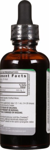 Nature's Answer® Gentian Extract Herbal Supplement 1000mg Perspective: back