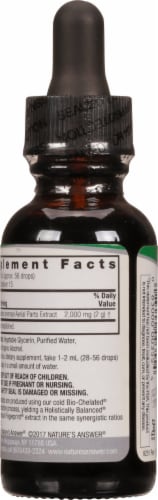 Nature's Answer Horsetail Herbal Supplement 2000mg Perspective: back