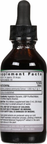 Nature's Answer Juniper Berry Herbal Supplement 1000mg Perspective: back