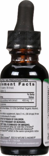 Nature's Answer Motherwort Herbal Supplement 2000mg Perspective: back